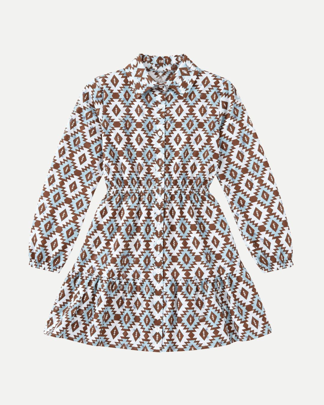 Vestido Camisero Niña Gris