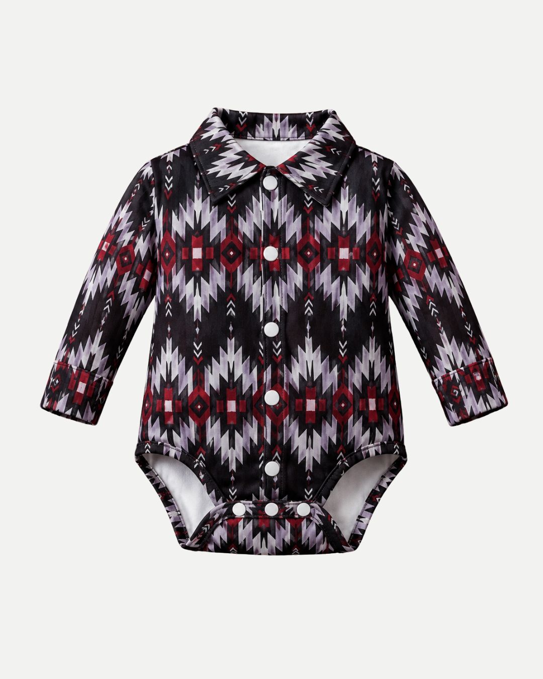 Camisa Baby Guinda/Negro