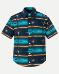 Camisa Manga Corta Turqueza