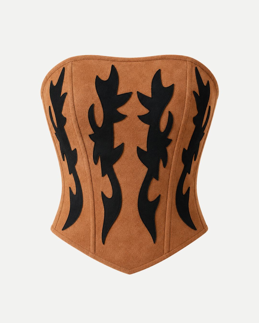 Corset Lázer Camel con Negro