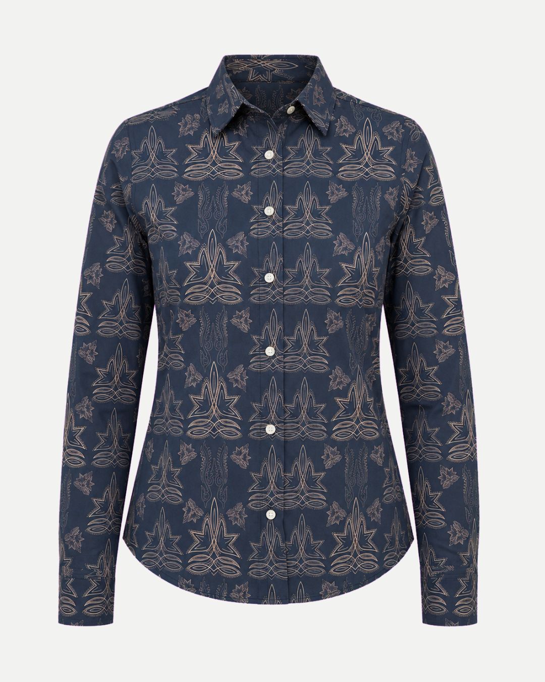 Camisa Vaquera Cropped Negro