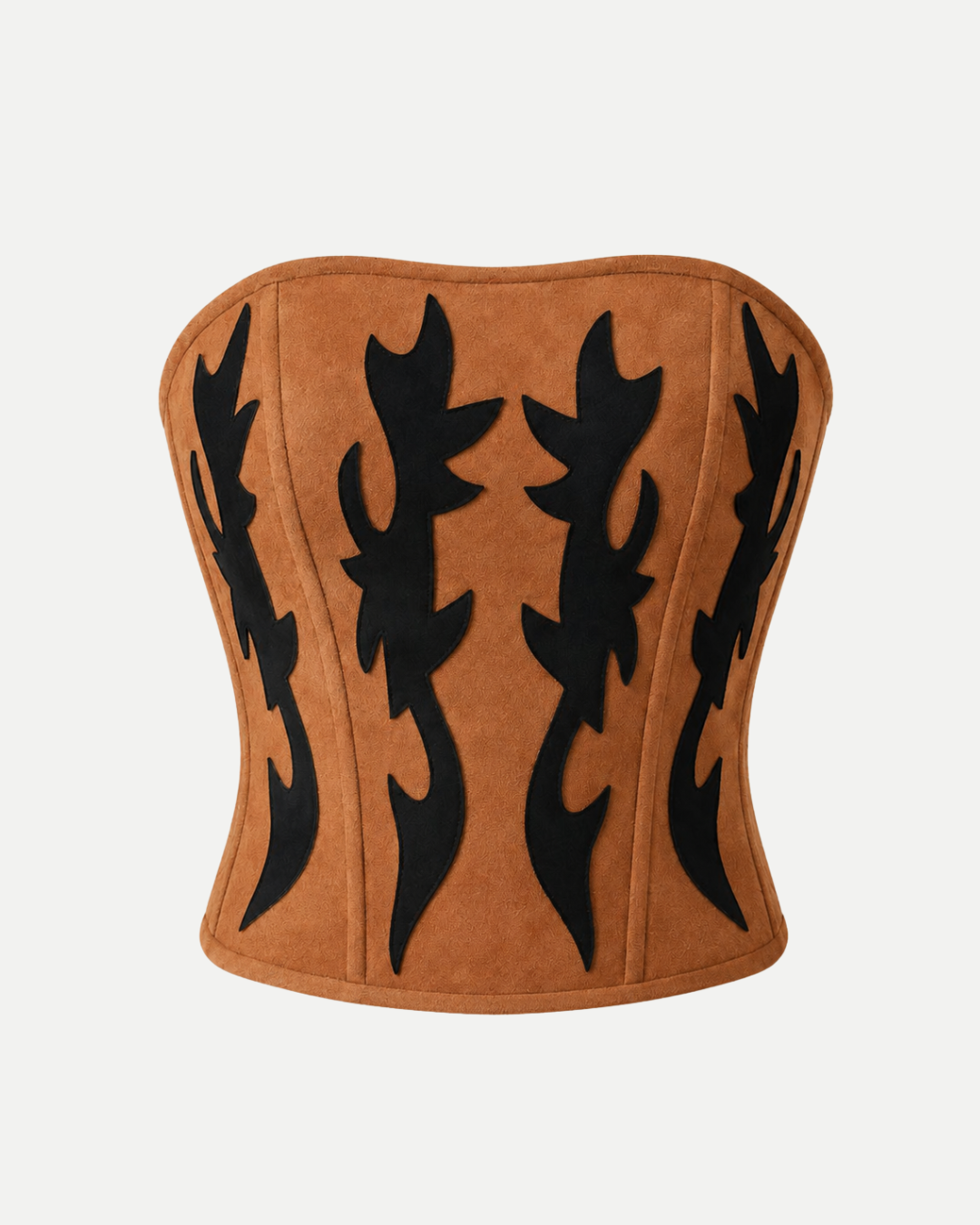 Corset Lázer Camel con Negro