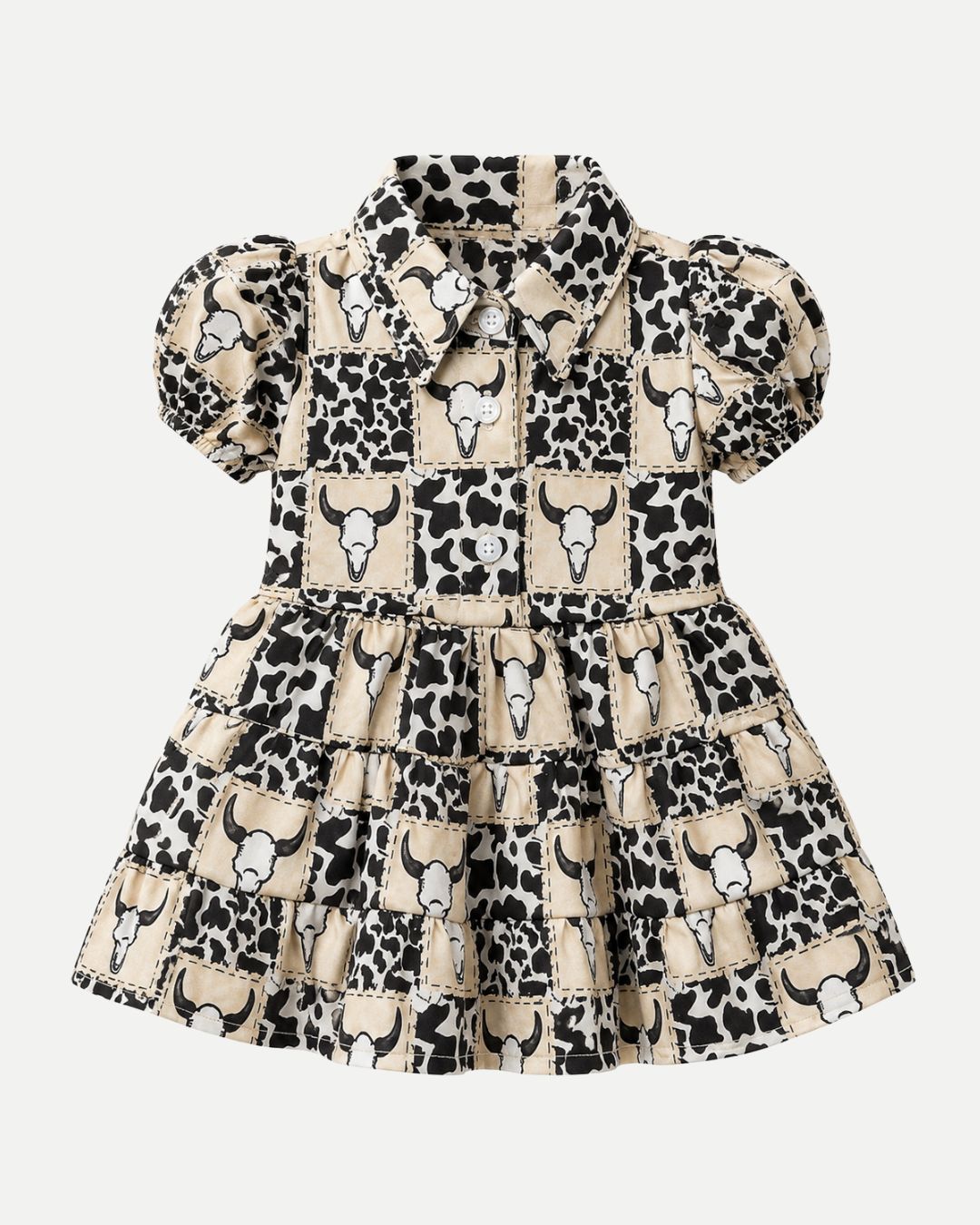 Vestido Baby Negro/Blanco