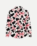 Camisa Niña Moño Rosa
