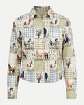 Camisa Vaquera Cropped