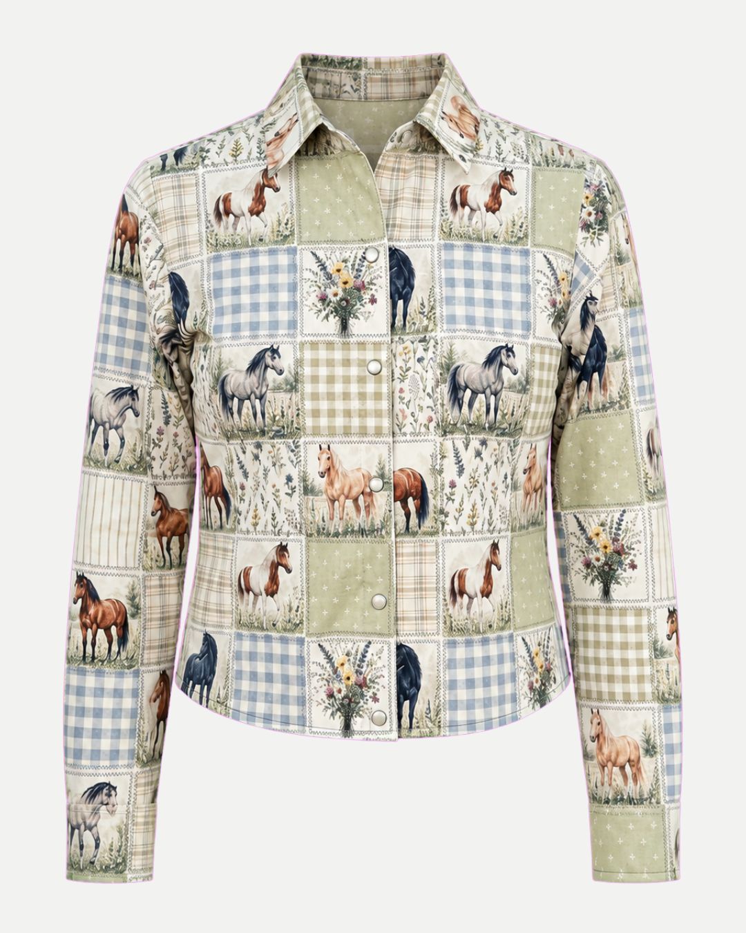 Camisa Vaquera Cropped