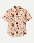 Camisa Manga Corta Crema